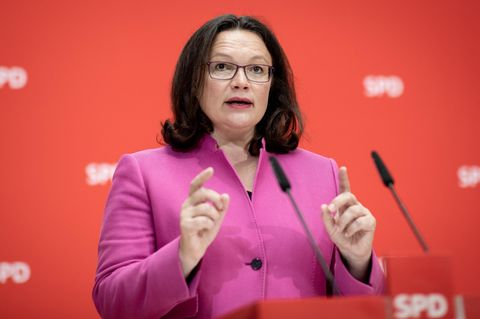 Andrea Nahles - Ja zu Maaßen bringt sie in ihrer Partei in die Zwickmühle