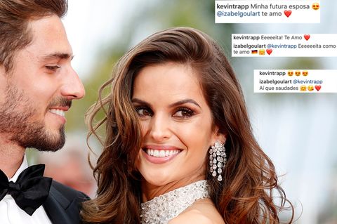 Wie verliebte Teenager: Kevin Trapp und Izabel Goulart schicken sich Botschaften via Instagram