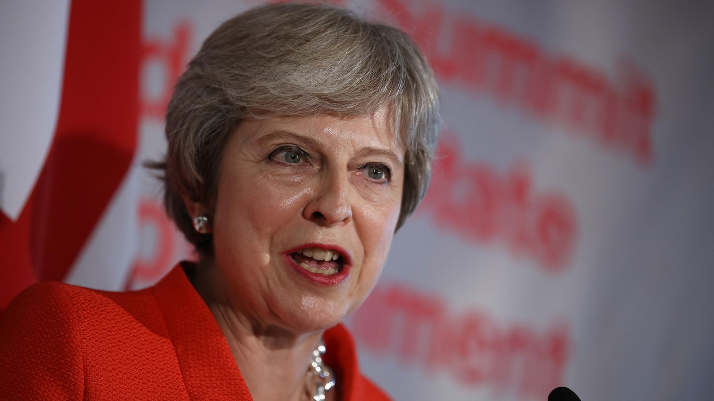 Theresa May in Salzburg