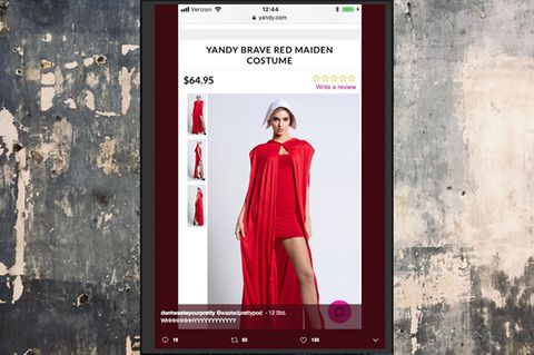 "Brave Red Maiden Costume"