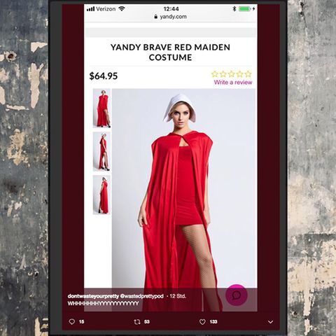 "Brave Red Maiden Costume"