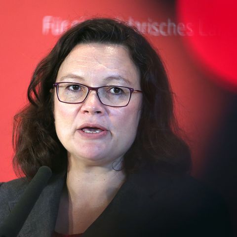 Andreas Nahles gesteht in dem Brief ein, sich in der Causa Maaßen geirrt zu haben
