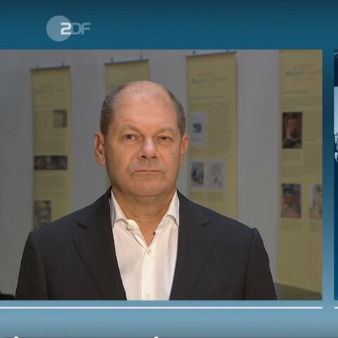 Olaf Scholz im Gespräch mit Marietta Slomka: "Herr Seehofer freut sich, dass da jetzt eine gute Lösung gefunden wurde"