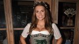 Auch Moderatorin Laura Wontorra machte einen Abstecher zum Oktoberfest