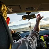 Unterwegs auf der Routa 40: Die Fernstraße führt direkt in die Berge