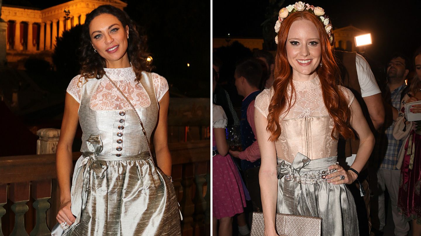 Lilly Becker 2017 auf dem Oktoberfest (l.) und Barbara Meier bei der diesjährigen Wiesn