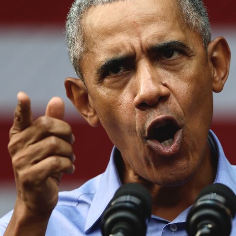 Ex-US-Präsident Barack Obama auf einer Wahlkampfveranstaltung in Philadelphia