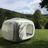 Im Garten des Klosters Eberbach im Rheingau...