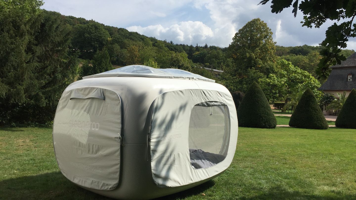 Im Garten des Klosters Eberbach im Rheingau...