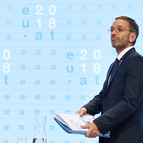 Österreichs Innenminister Herbert Kickl