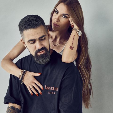 Bushido - mit bürgerlichem Namen Anis Mohamed Ferchichi - und seine Ehefrau Anna-Maria Lewe