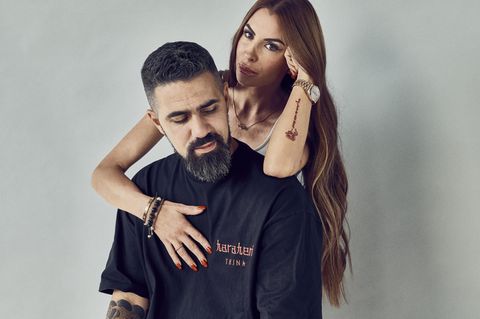 Bushido - mit bürgerlichem Namen Anis Mohamed Ferchichi - und seine Ehefrau Anna-Maria Lewe