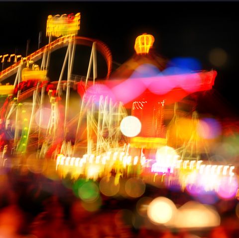 Lichter von Fahrgeschäften