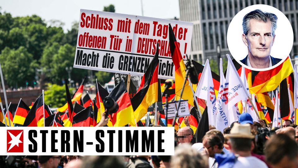 Eine Demonstration der AfD in diesem Frühling in Berlin. Unser Autor sieht den Nationalismus in Europa als einen Weg, der letztendlich in die Unfreiheit der Bürger führt.