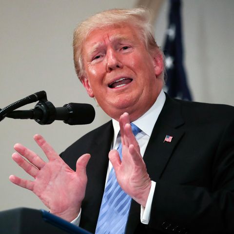 US-Präsident Donald Trump während einer Pressekonferenz im Rahmen der 73. Sitzung der UN-Vollversammlung