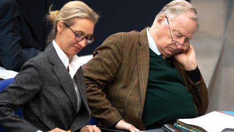 AfD-Chefs Alice Weidel und Alexander Gauland: Angriff auf die Fakten