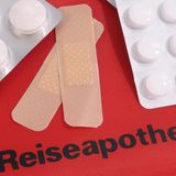 Eine gut gepackte Reiseapothke