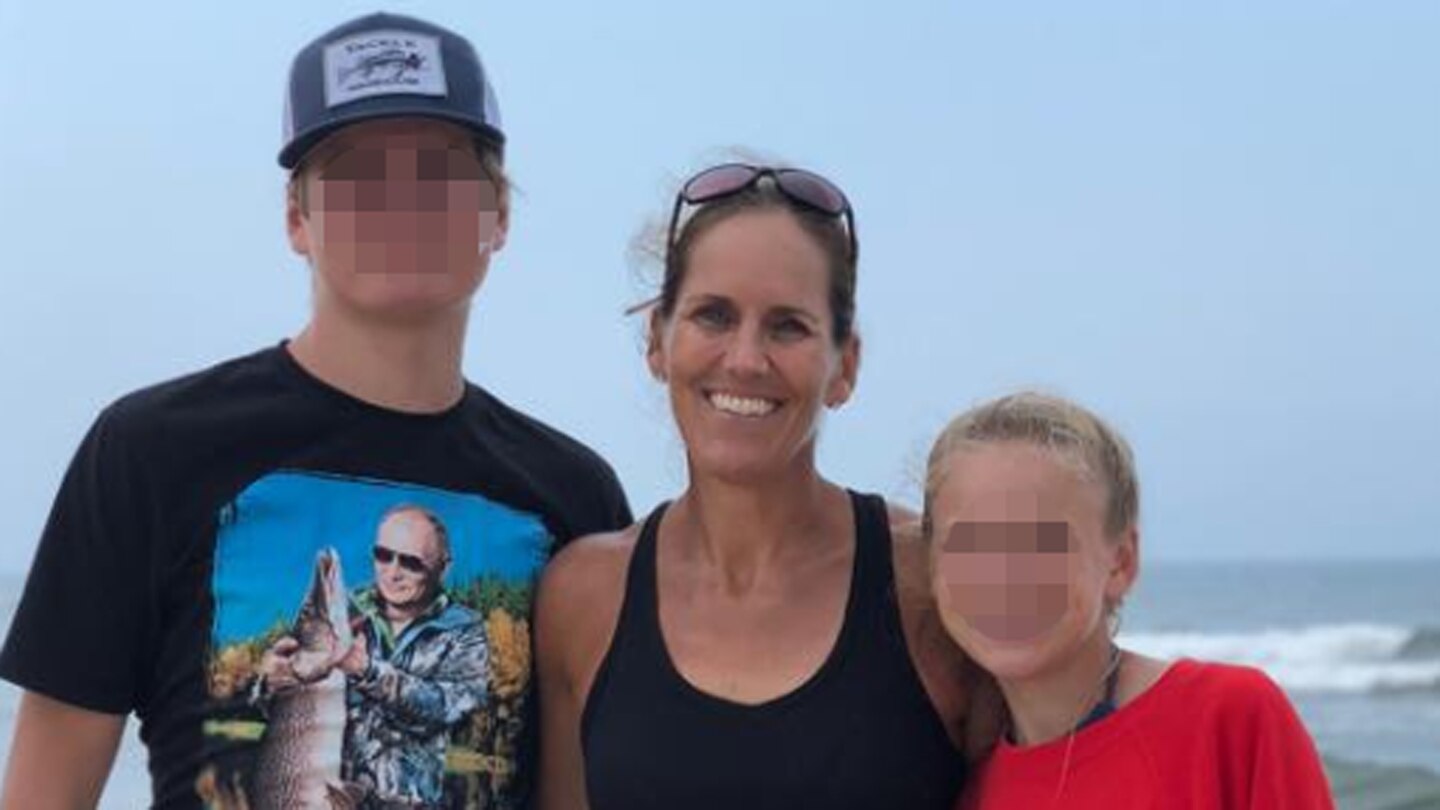 Die ehemalige professionelle Tennisspielerin Stephanie Reece mit ihren beiden Kindern, die ihr Ex-Mann nun tötete