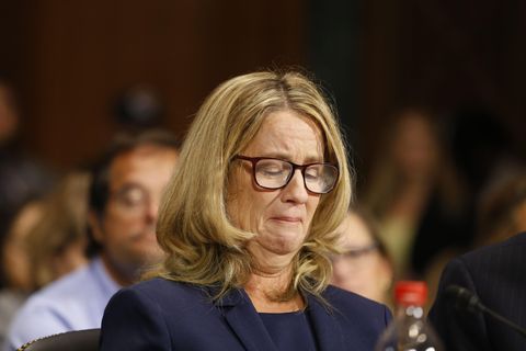 Mit Tränen erstickter Stimme schildert Christine Blasey Ford ihre Vorwürfe gegen Brett Kavanaugh