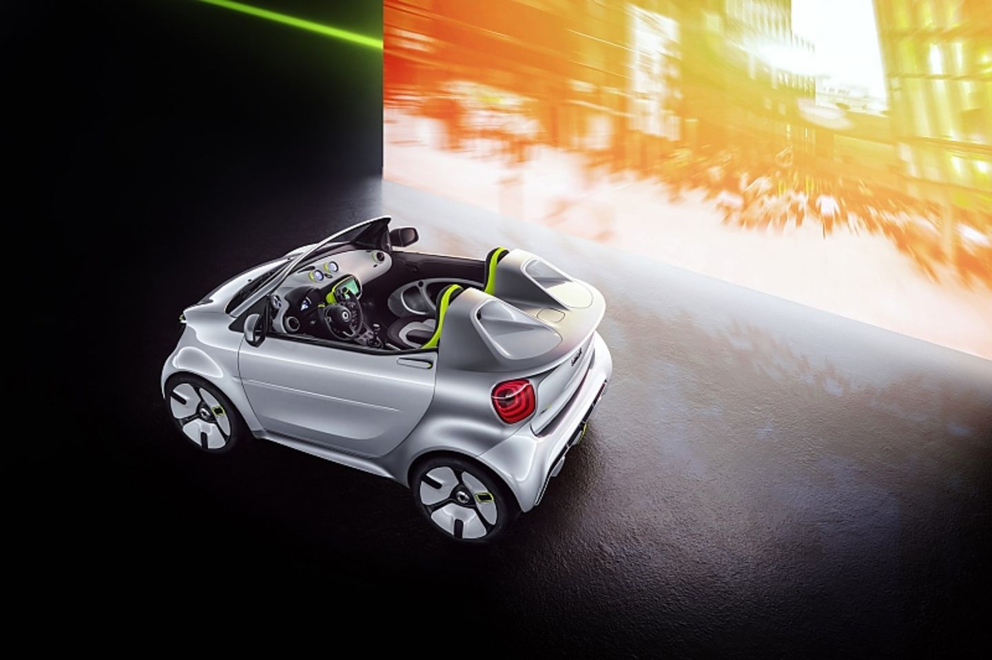 Smart Fortwo Forease 2018 - von oben betrachtet