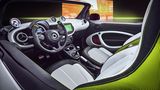 Der Innenraum des Smart Fortwo Forease 2018