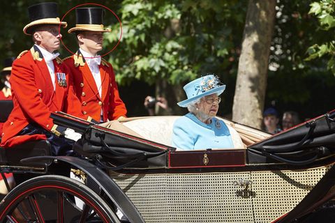 Queen Elizabeth II. und Ollie Roberts