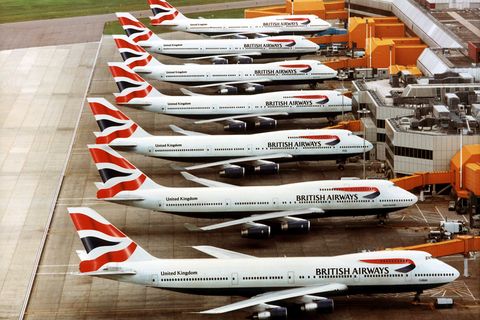 Der heute weltweit größte Betreiber einer 747-Passagierflotte ist British Airways mit 36 Jumbojets