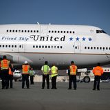 Start zum Abschiedsflug von San Francisco nach Hawaii: Als einer der letzten US-Fluggesellschaften haben sich United Airlines im November 2017 von all ihren Jumbojets getrennt. 