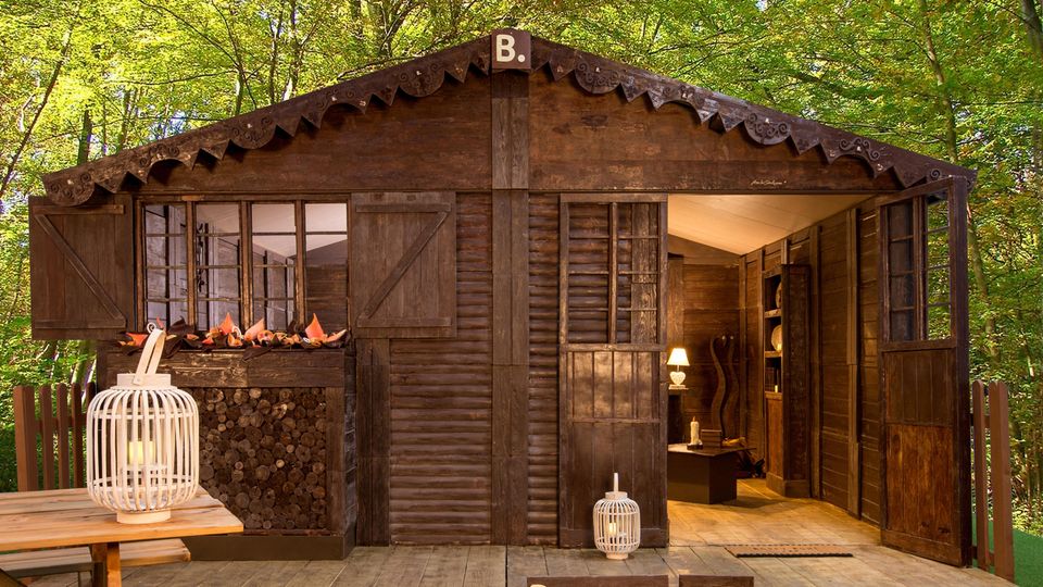 Ferienhütte aus Schokolade in Frankreich