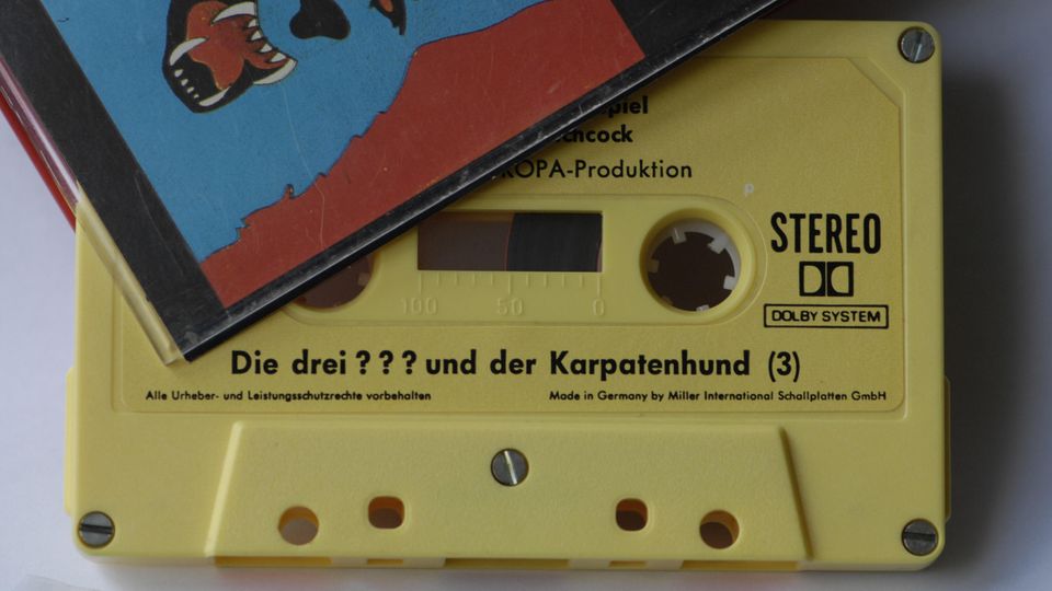Trotzt Streaming auf Kassette und CD ein Dauerbrenner: Die Geschichten der drei Fragezeichen.