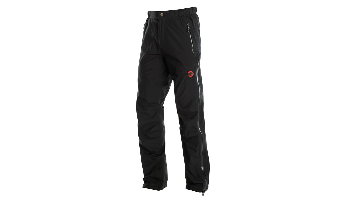 Harte Schale   Wenn’s ruppig wird im Gelände, sind die Beine gut aufgehoben in der Hose "Convey Tour" mit Gore-Tex-Membran. Mammut, 199 Euro