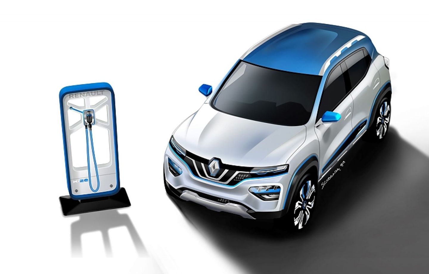 Die Weltpremiere des Renault K ZE 7 dürfte im nächsten April auf der Automesse in Shanghai stattfinden