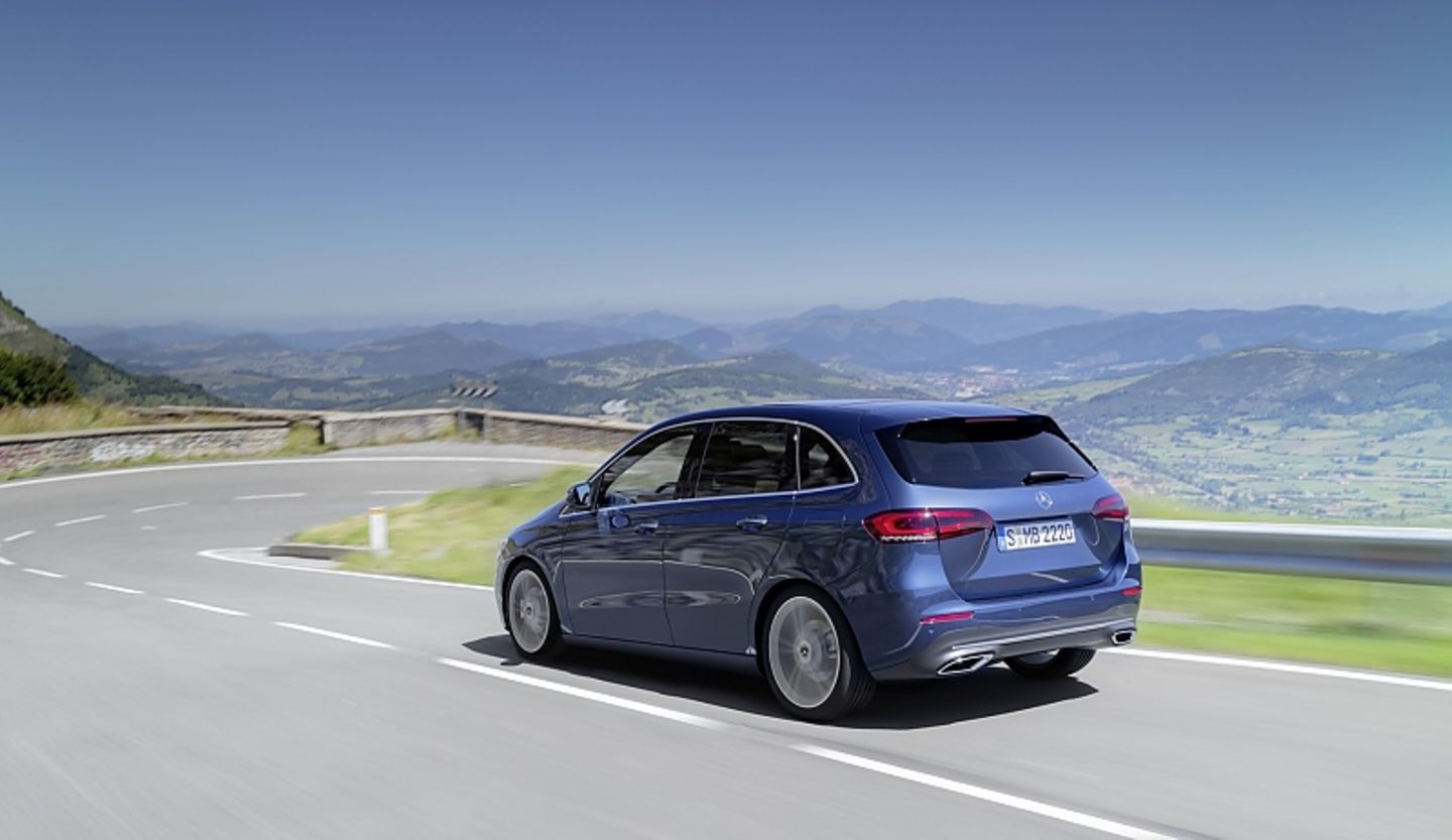 Mercedes B-Klasse - tritt gegen den BMW 2er Active Tourer an
