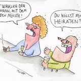 Cartoons von Tobias Schülert: Klimawandel - So schlecht geht es Frau Holle
