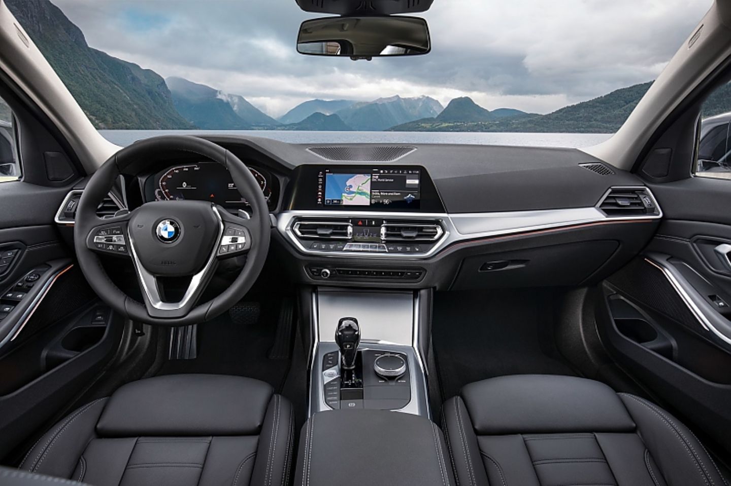 Das Cockpit des BMW Dreier G20 2019