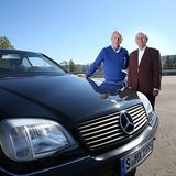 Dr. Anton van Zanten (Bosch) und Heinz Leiber (Daimler)