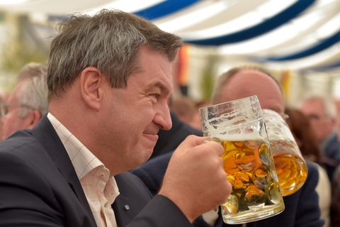Markus Söder macht die Berliner Politik mitverantwortlich für die schlechten CSU-Umfragewerte
