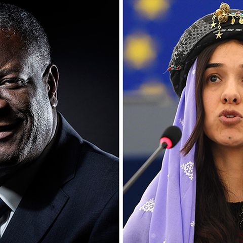 Der kongolesische Arzt Denis Mukwege und die irakische Menschenrechtsaktivistin Nadia Murad bekommen den Friedensnobelpreis 2018. Das gab das norwegische Nobelkomitee am Freitag in Oslo bekannt.
