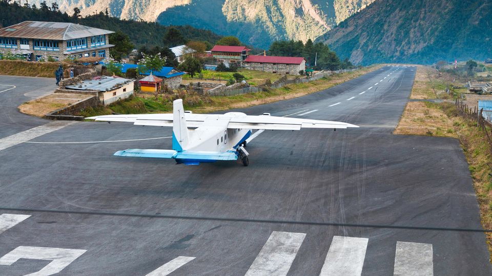 The airport in Lukla