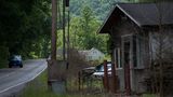 Die Kirche liegt abgelegen in der Siedlung Squire in West Virginia.