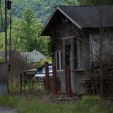 Die Kirche liegt abgelegen in der Siedlung Squire in West Virginia.