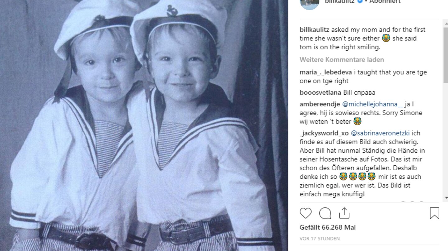 Ein süßes Kinderfoto der Zwillinge