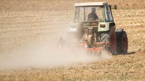 In der Schweiz kam es zu einem tragischen Unfall. Eine Vierjährige ist von einem Traktor gestürzt und gestorben (Symbolbild)