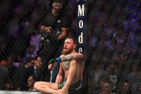 Conor McGregor nach seiner Niederlage gegen den Russen Khabib Nurmagomedov 