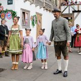 Auch Jerôme Boateng hatte Unterstützung von seiner Familie: Er kam mit Schwester Avelina und seinen Zwillingstöchtern Lamia und Soley