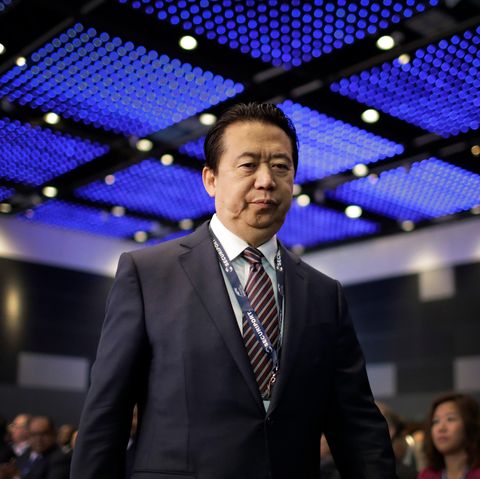 Meng Hongwei beim Interpol-Weltkongress 2017