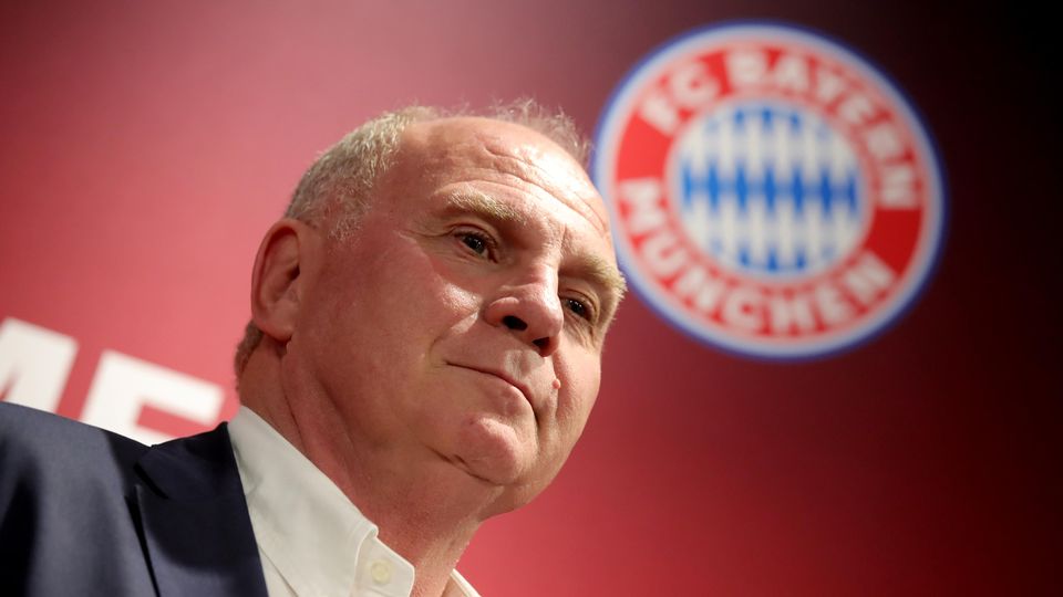 FC-Bayern-München-Präsident Uli Hoeneß steht voll hinter seinem Trainer Niko Kovac