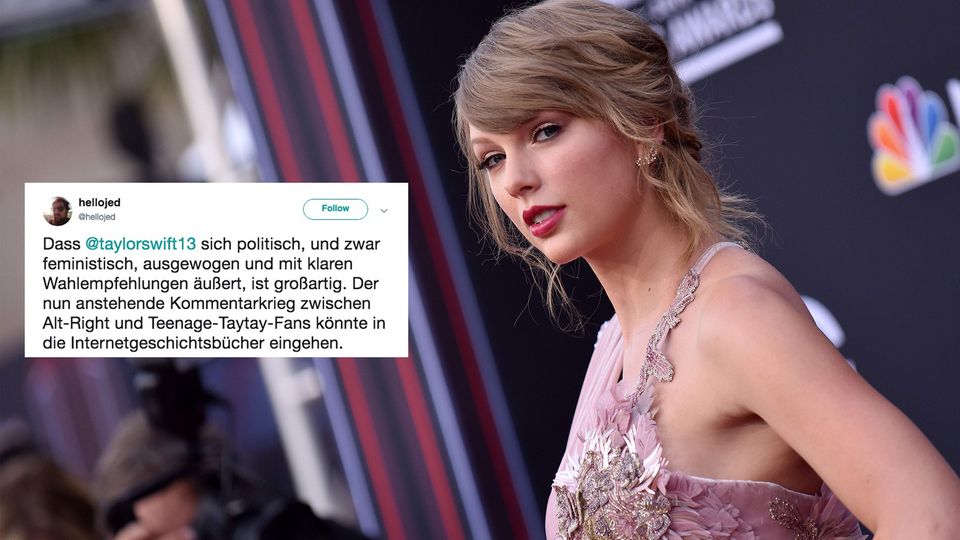 Taylor Swift äußert sich politisch zum ersten Mal