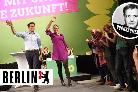 Bayerns Grüne Spitzenkandidaten Katharina Schulze und Ludwig Hartmann