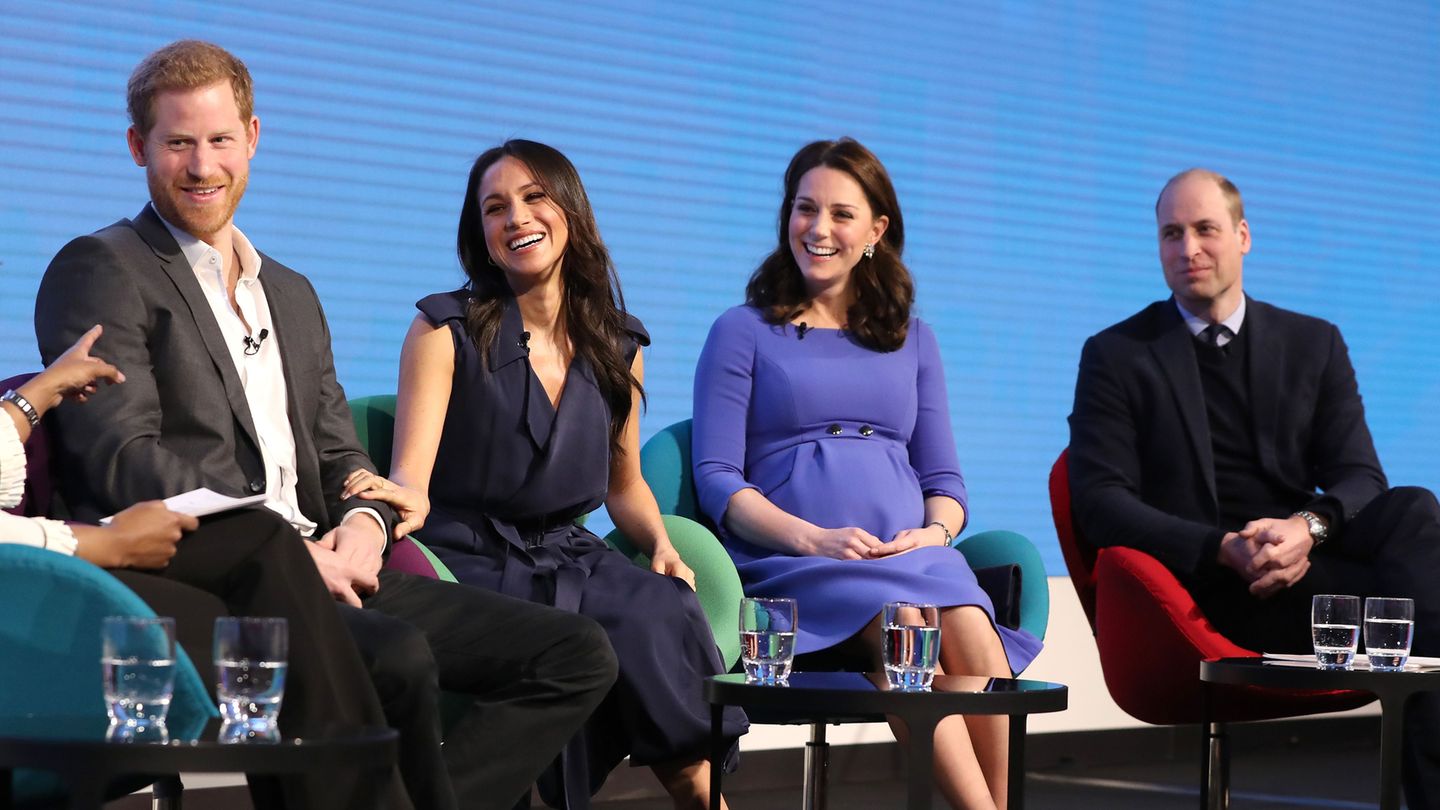 Prinz Harry, Meghan Markle, Herzogin Kate und Prinz William